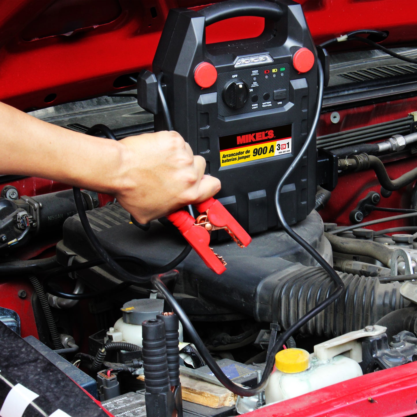 Arrancador de baterias Jumper (900 amp)