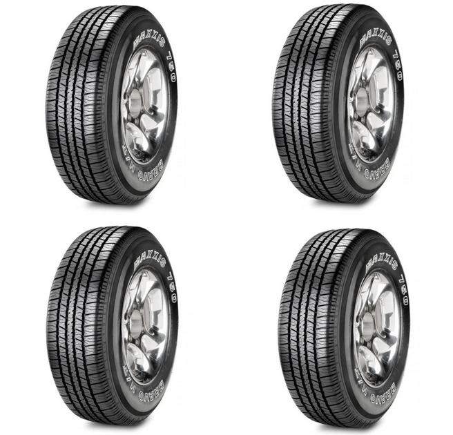 Paquete de 4 Llantas 255/70 R16 111H Maxxis BRAVOHT750+