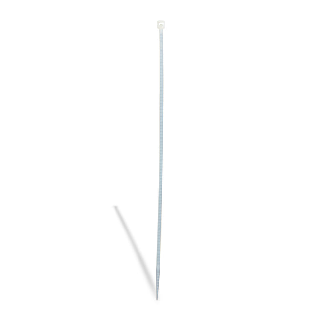 Cinchos de plastico 2.5x190 mm, 100 pzas, Blanco