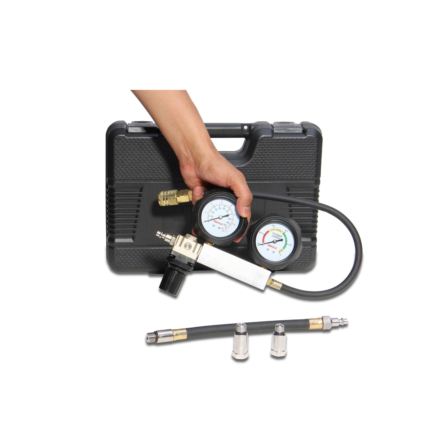 Kit compresometro- detector de fugas de cilindro