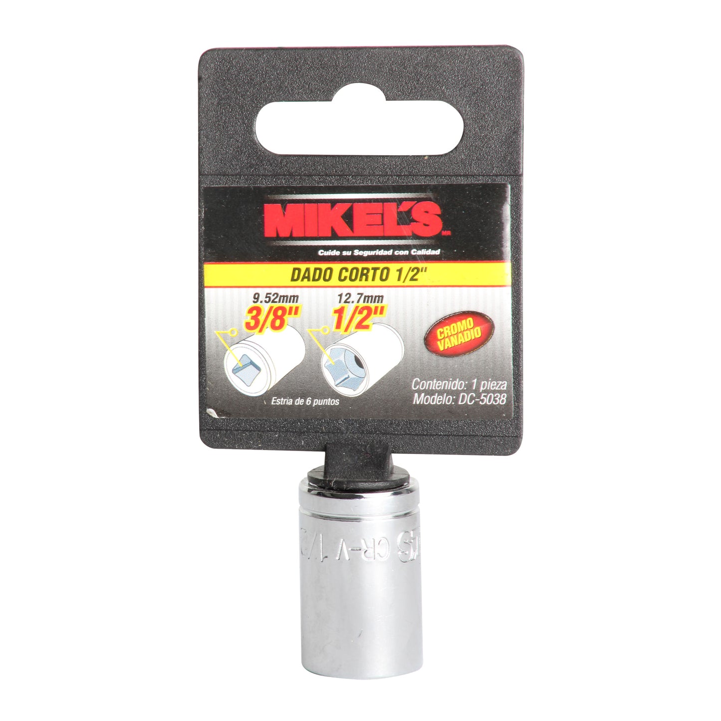 Dado corto 3/8” Estandar 1/2”