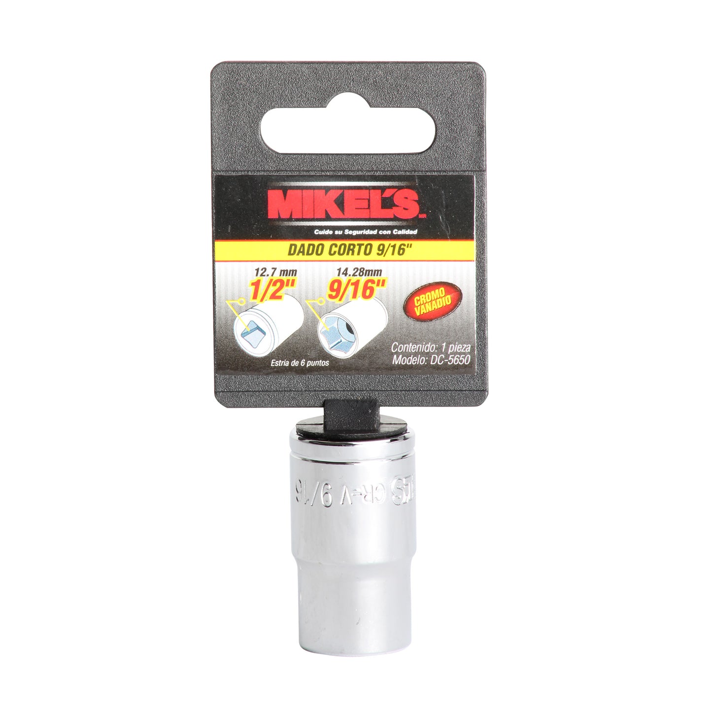 Dado corto 1/2” Estandar 9/16”