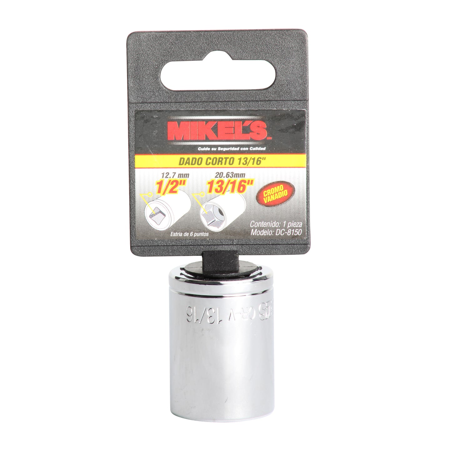 Dado corto 1/2” Estandar 13/16”