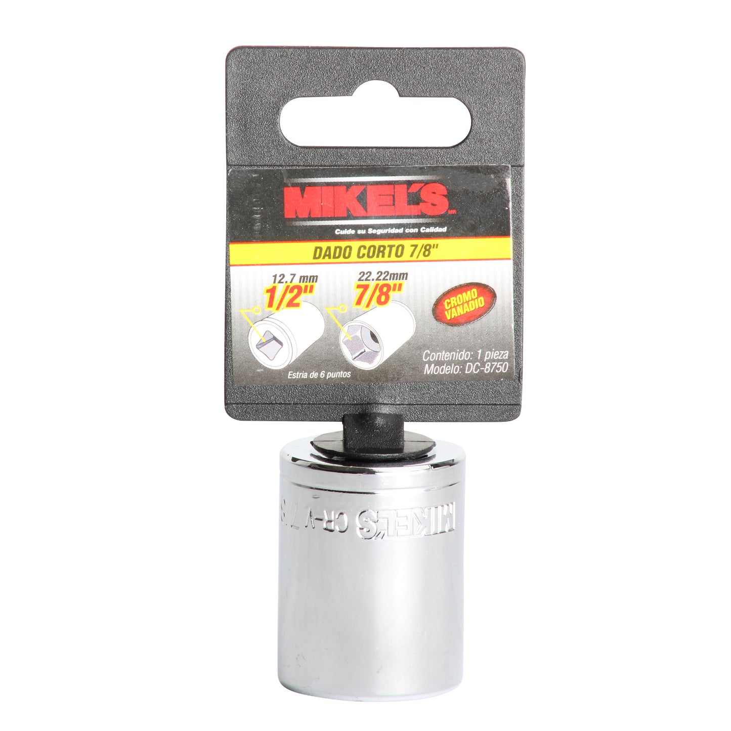 Dado corto 1/2” Estandar 7/8”
