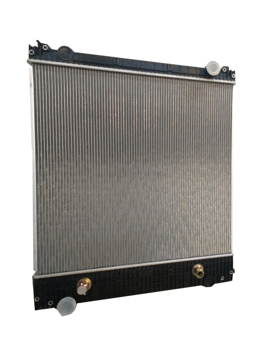 Radiador Tracto Camion Freightliner FL Bussiness Class M2 106 112 08-18 Plastico Aluminio TA (Tomas Cruzadas)