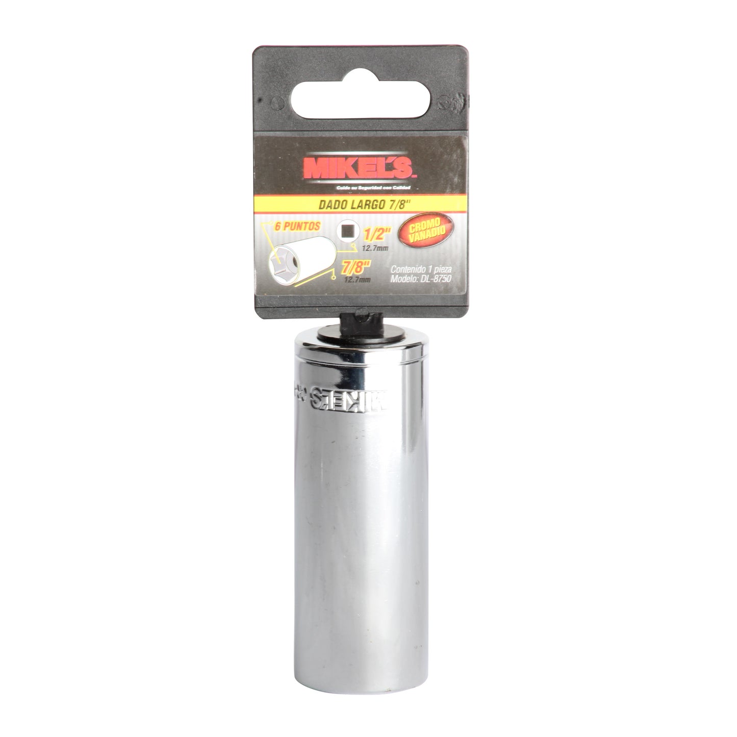 Dado largo 1/2” Estandar 7/8” 6 puntas