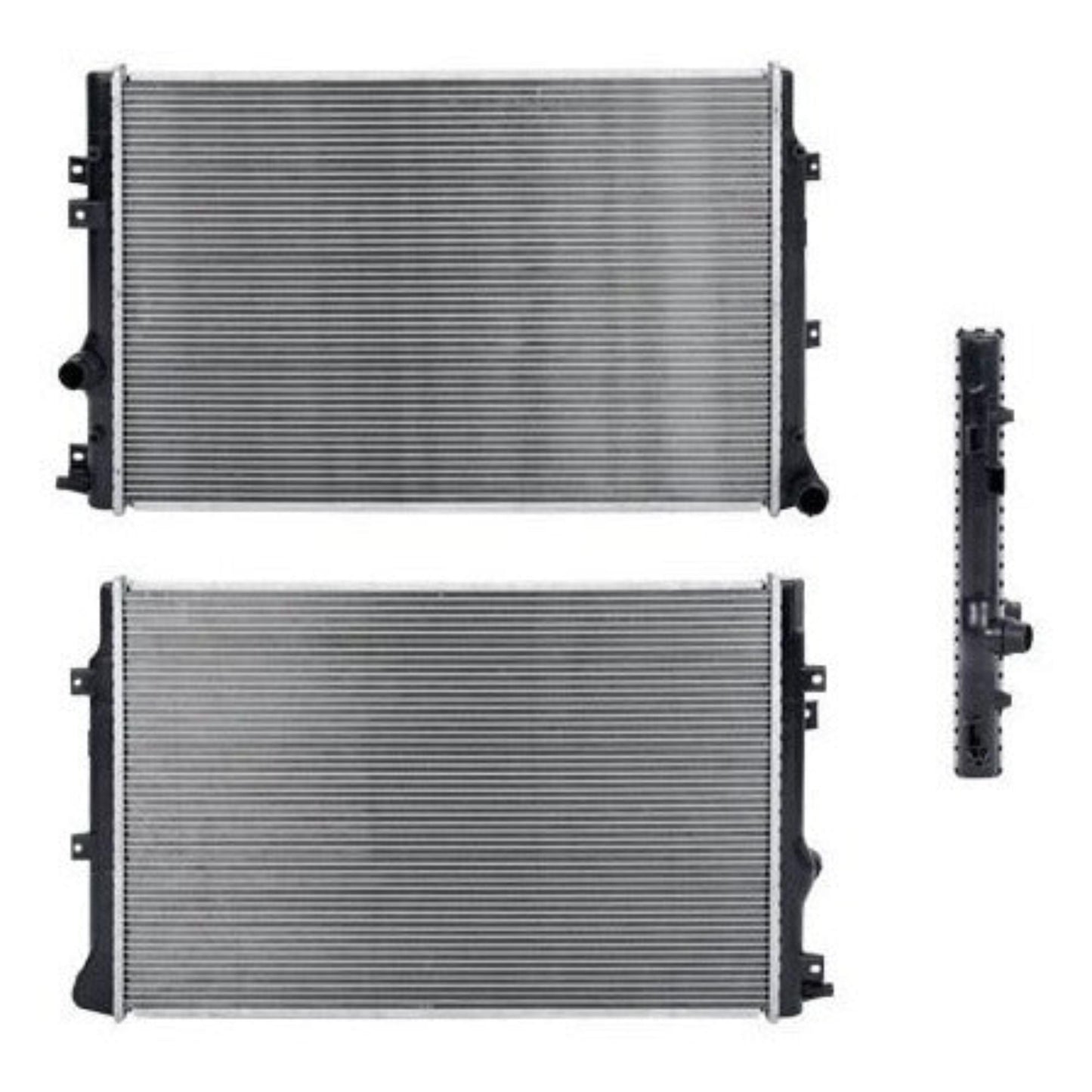 Radiador Vw Tiguan 09-17 L4 1.4, 2.0 Lts Aut C/S Aa 25 1/2X17X32Mm Alum Sold Polar