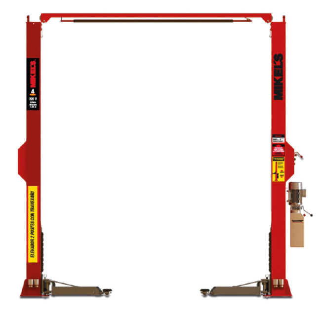 RAMPA 2 POSTES SIMETRICA CON TRAVESANO (8,820 LB)