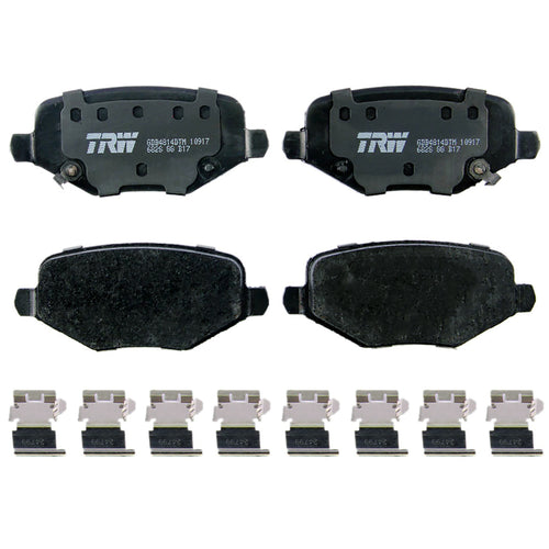 Balatas Traseras Cerámicas Para Disco 302mm Journey 2012 TRW