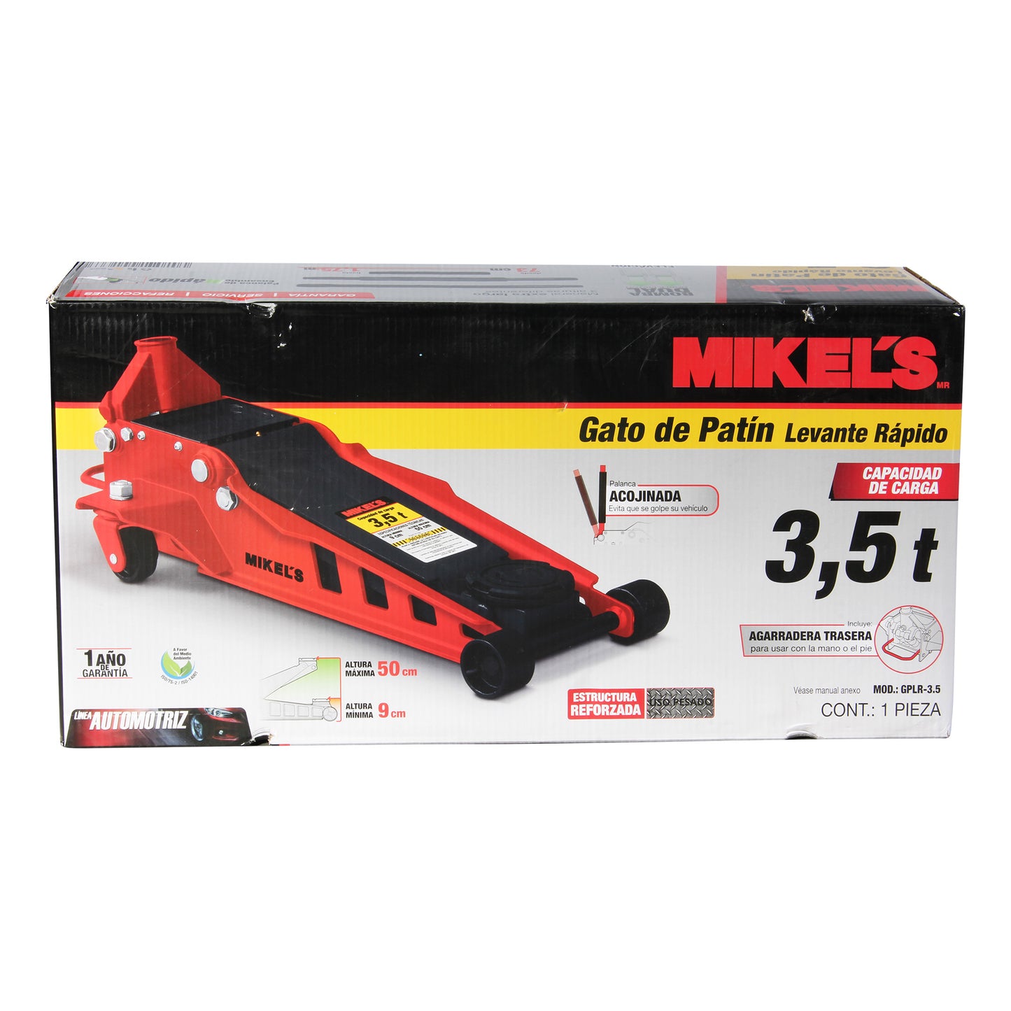 Gato hidraulico de patin Levante Rapido (3.5 ton)