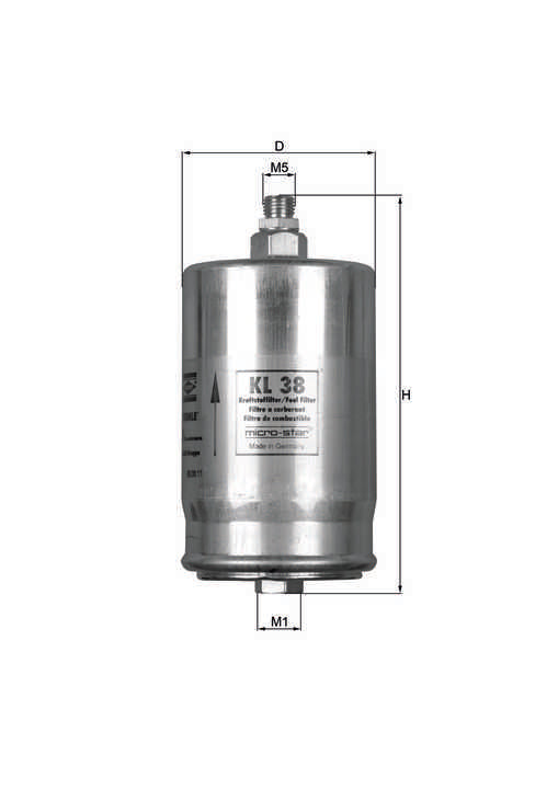 Filtro de Combustible Para Mercedes Benz E420 Base 4.2L V8 1994-1995