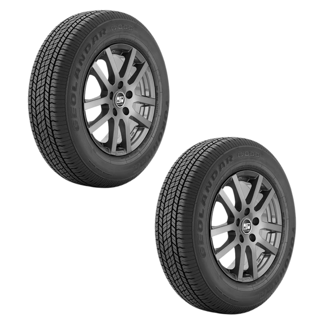 Paquete de 2 Llantas P215/70 R16 99H Yokohama geolandar g033