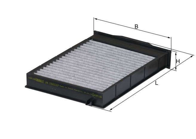 Filtro de Cabina Para Renault Megane Authentique 2.0L L4 2004-2008