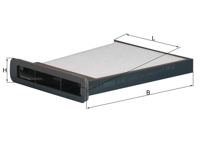 Filtro de Cabina Para Nissan March Advance 1.6L L4 2012-2013