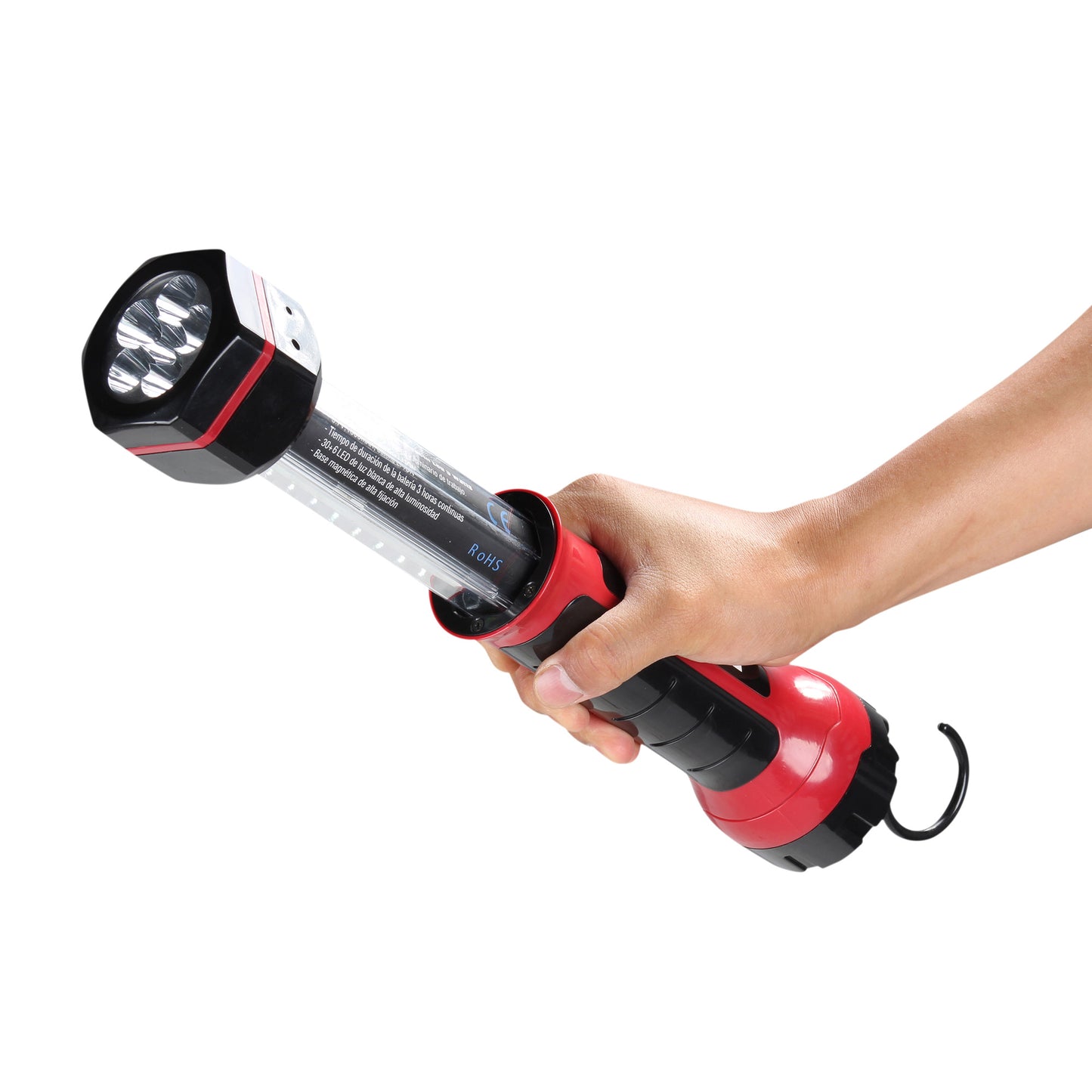 Lampara LED recargable retractil