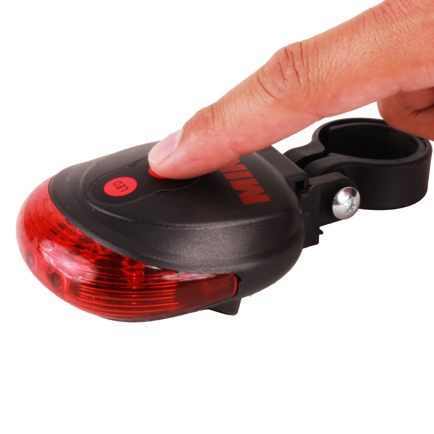Linterna trasera con laser guia para bicicleta