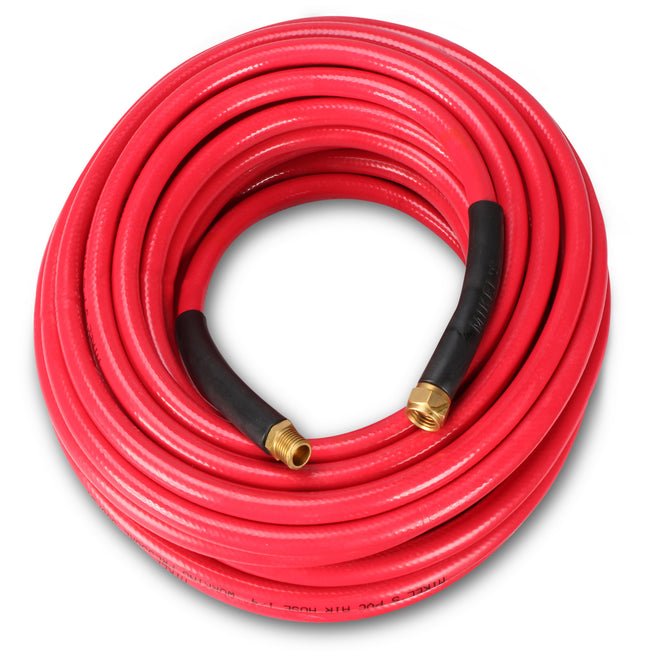 Manguera de PVC para aire a presion 3/8” x 15 m conexion 1/4” NPT