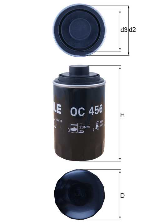 Filtro de Aceite Para Audi A3 Ambiente 1.4L L4 2008-2013