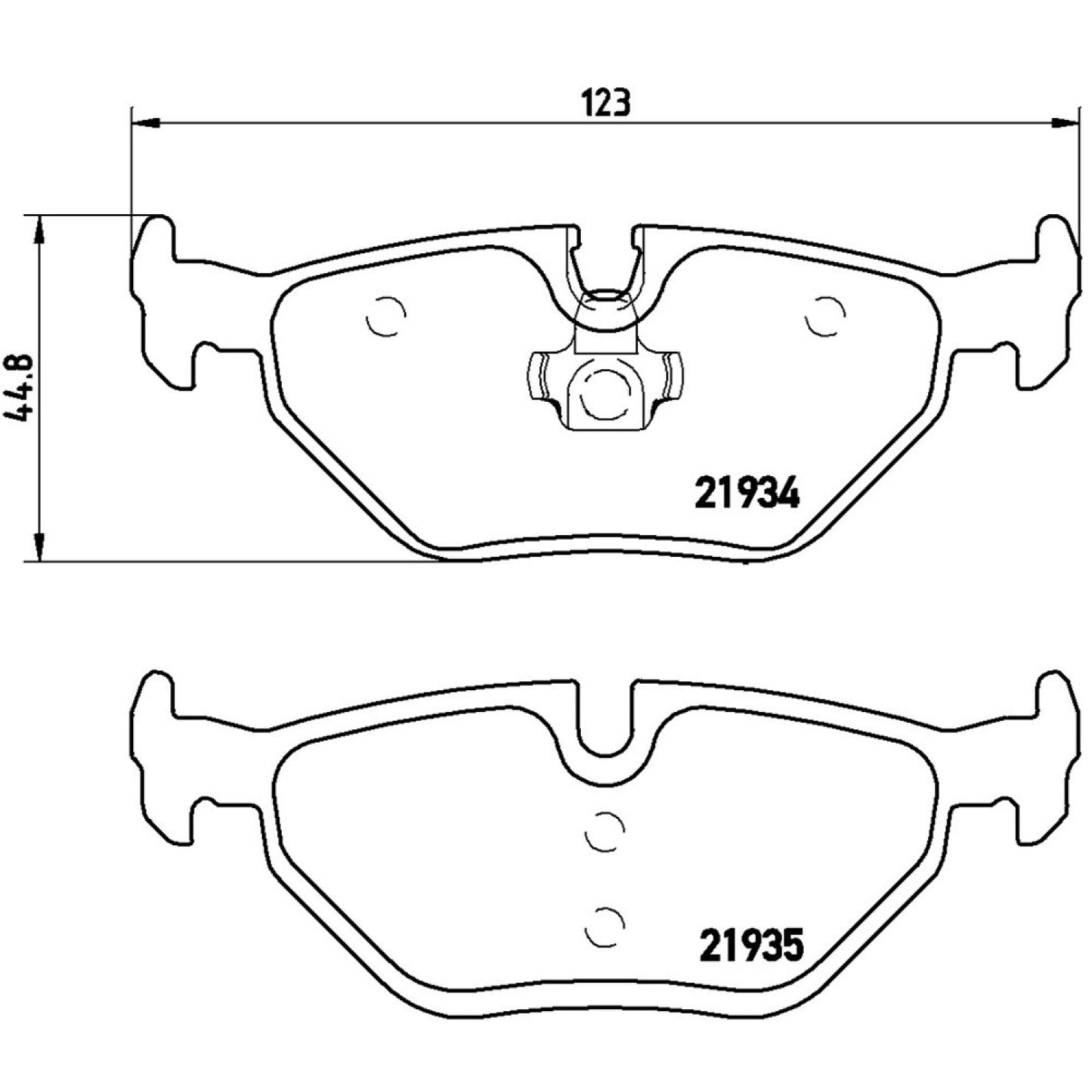 Balatas De Freno Trasera Para Bmw 323I 1998-1999