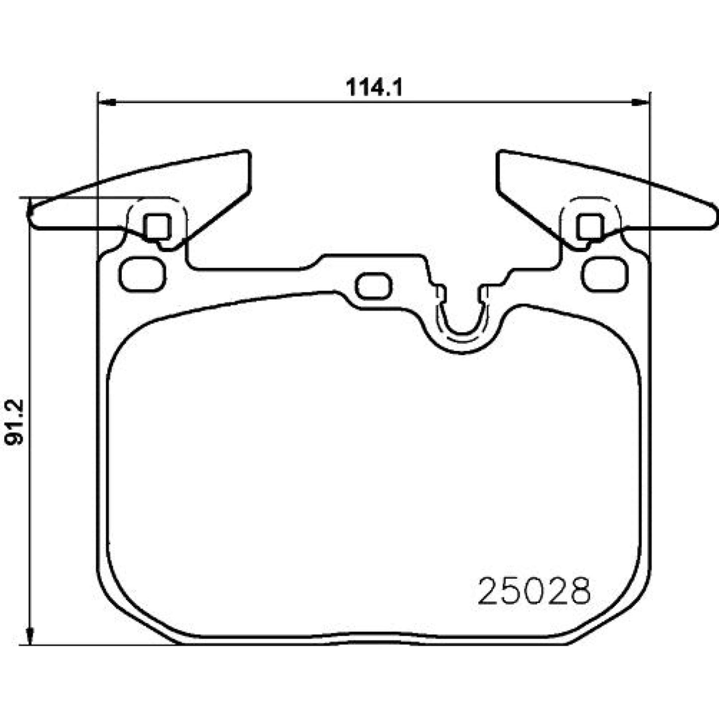 Balatas De Freno Delantera Para Bmw 328I 2012-2016