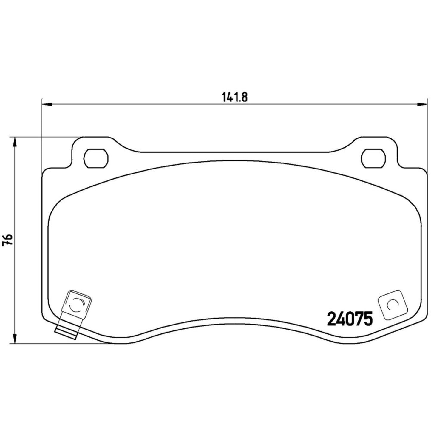 Balatas De Freno Delantera Para Chrysler 300 2005-2007