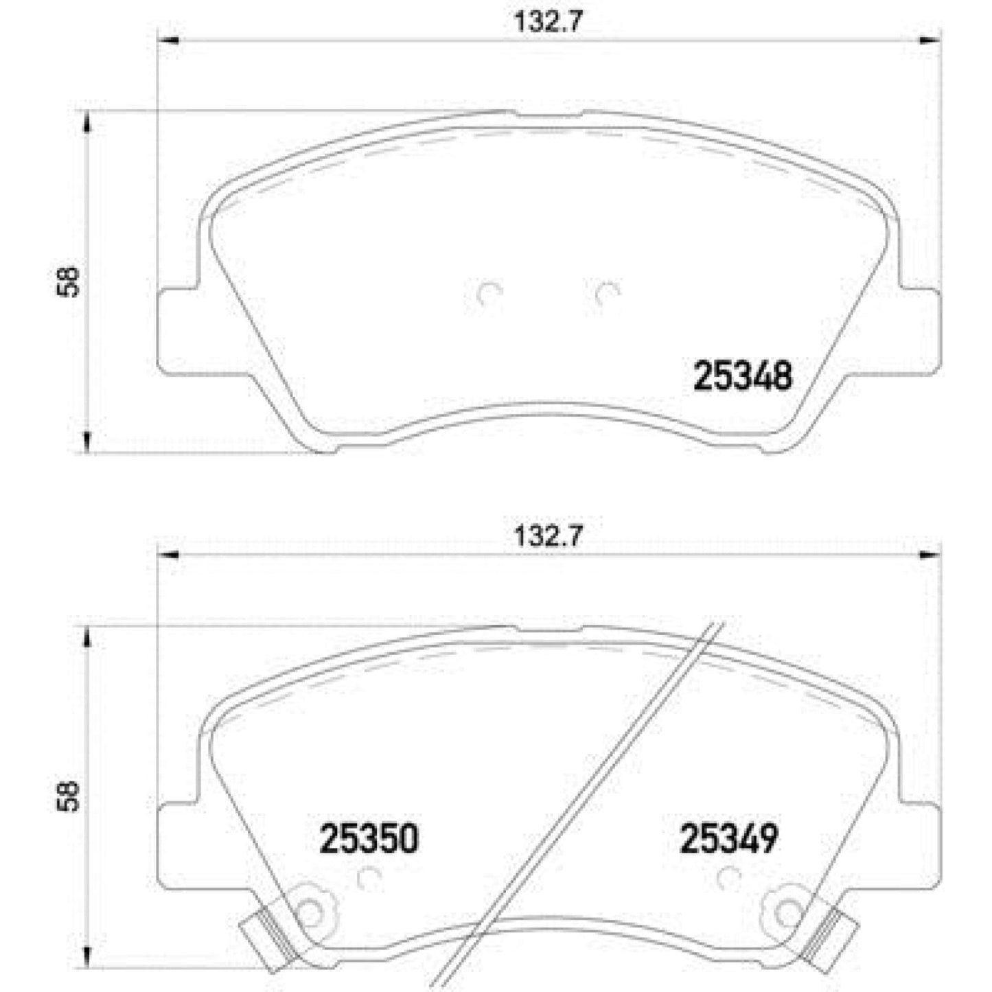 Balatas De Freno Delantera Para Dodge Attitude 2012-2014