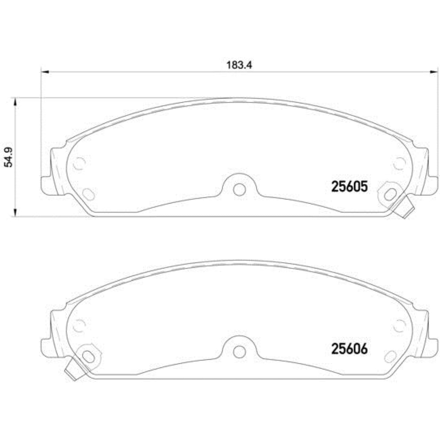 Balatas De Freno Delantera Para Dodge Challenger 2015-2016