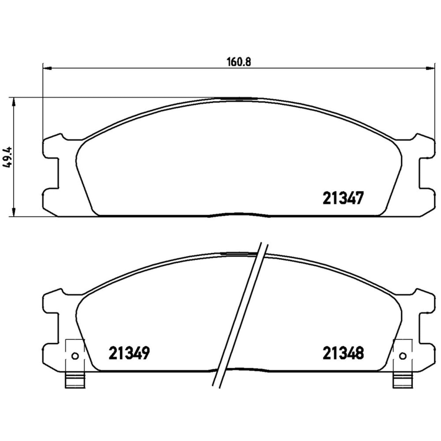 Balatas De Freno Delantera Para Nissan Frontier 1998-2008