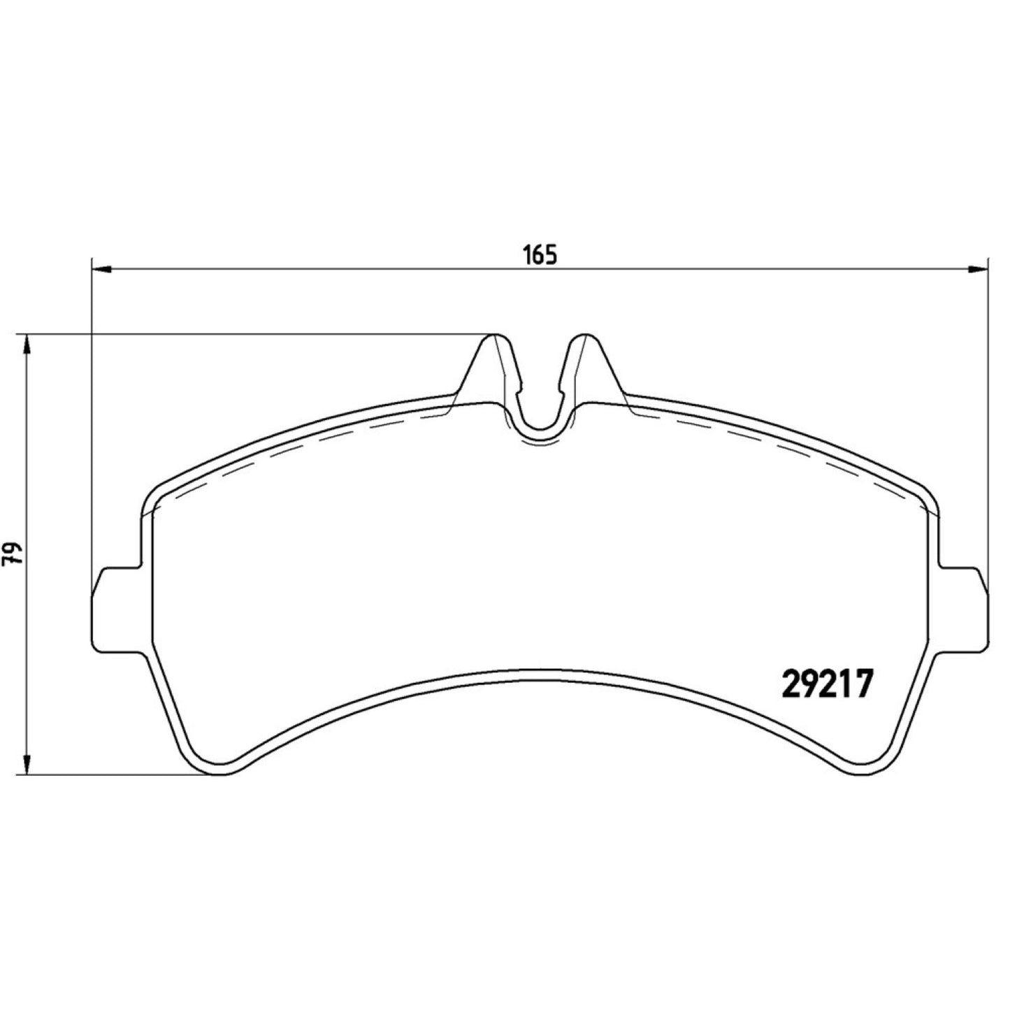 Balatas De Freno Trasera Para Mercedes-Benz Sprinter 2004-2019