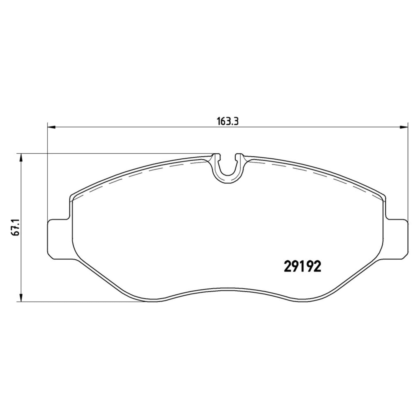 Balatas De Freno Delantera Para Mercedes-Benz Sprinter 2007-2019