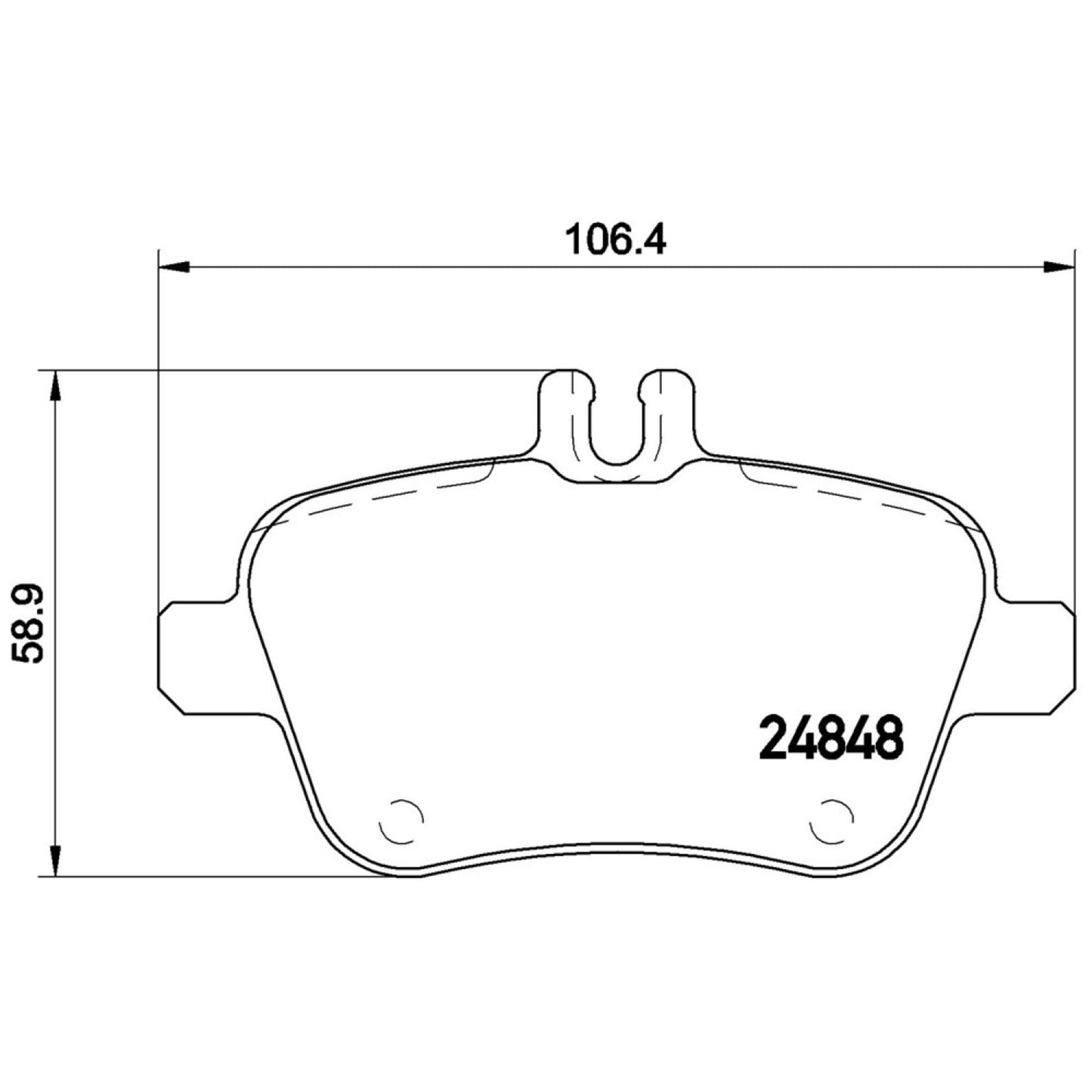 Balatas De Freno Trasera Para Mercedes-Benz Slk350 2012-2016