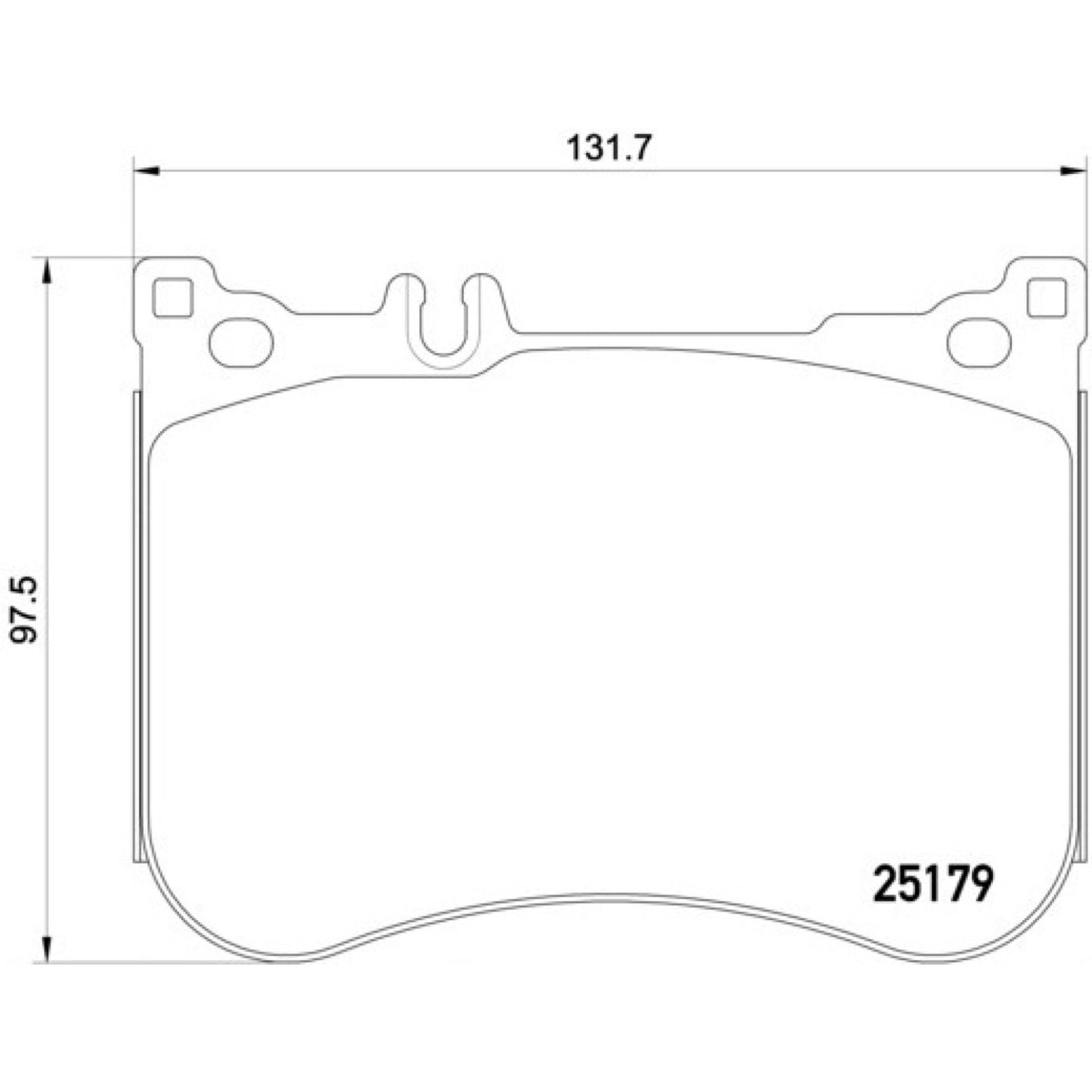 Balatas De Freno Delantera Para Mercedes-Benz Sl550 2013-2015