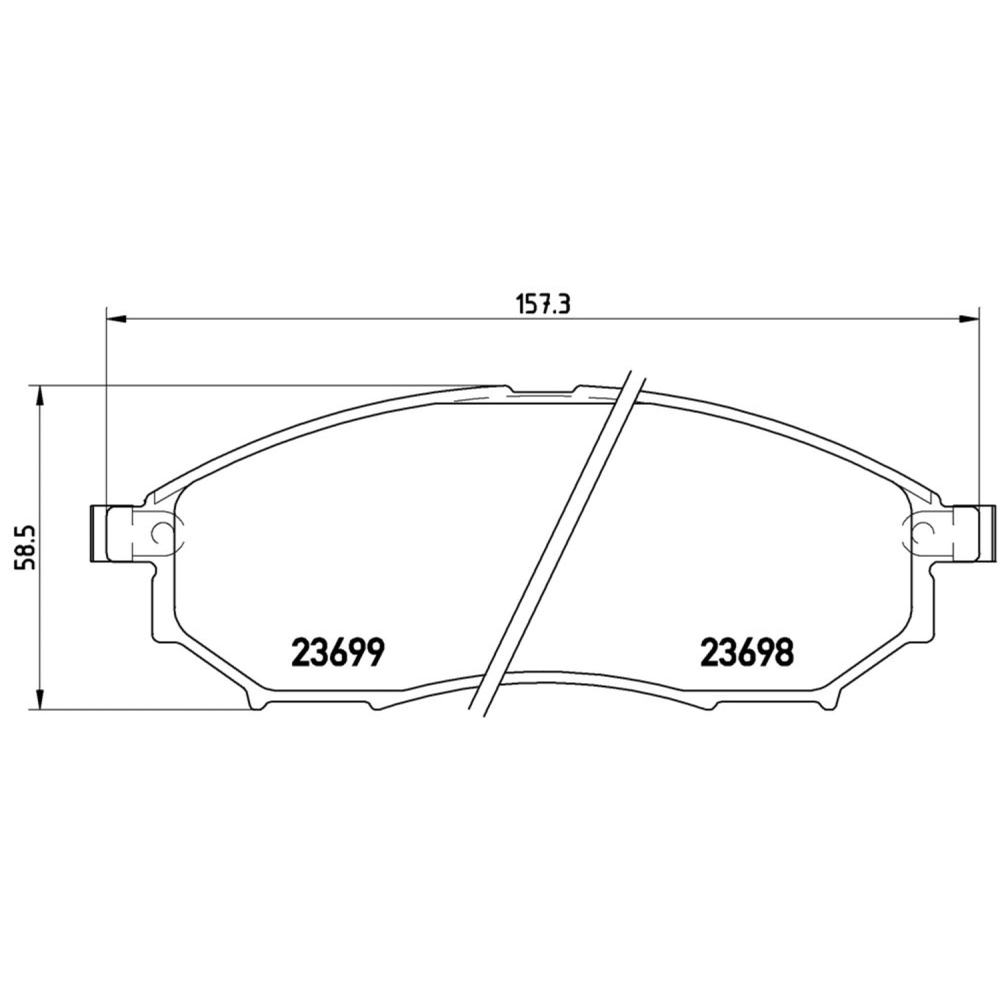 Balatas De Freno Delantera Para Nissan 350Z 2006-2008