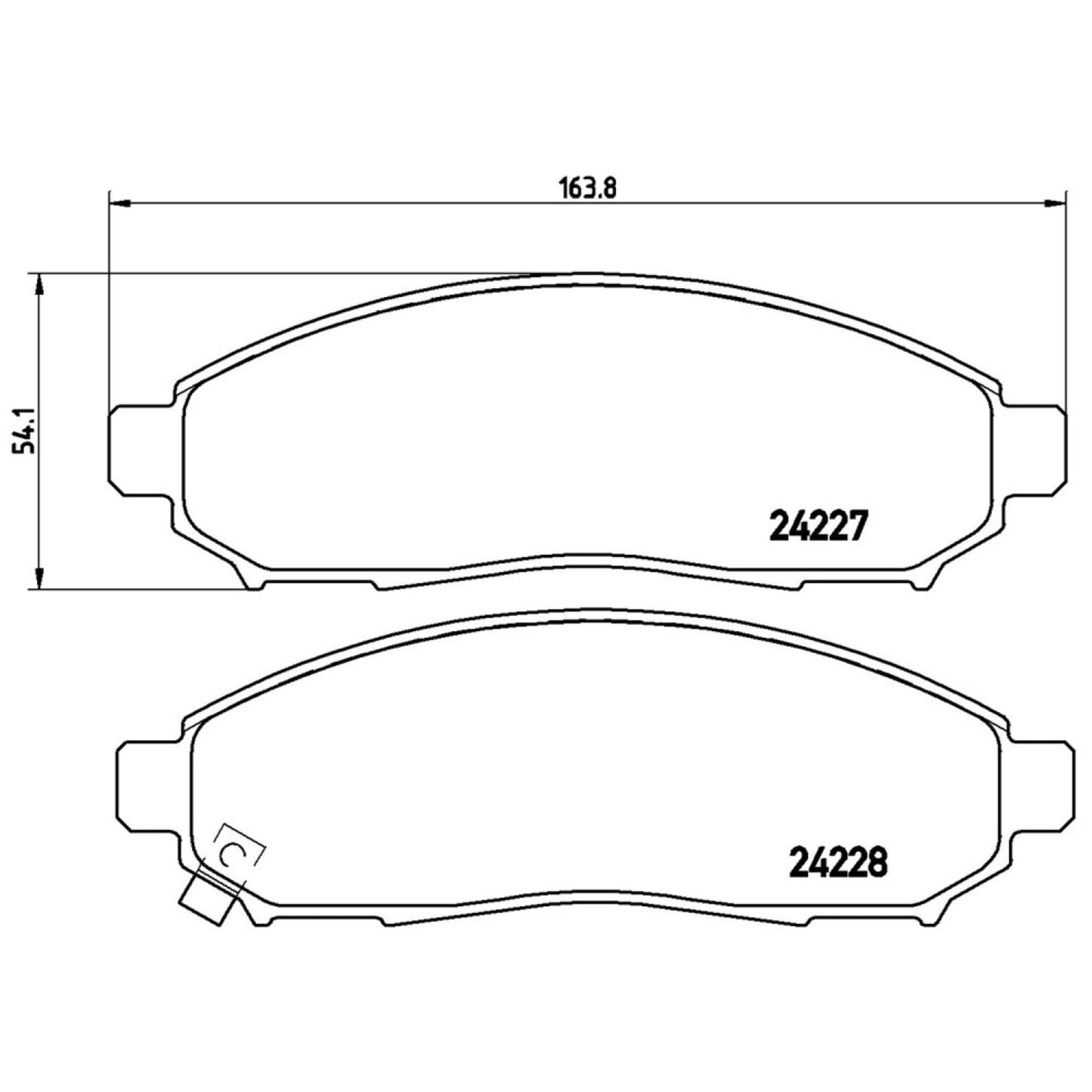 Balatas De Freno Delantera Para Nissan Xterra 2005-2015