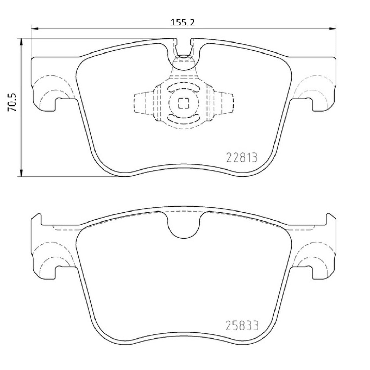 Balatas De Freno Delantera Para Peugeot 3008 2016-2019