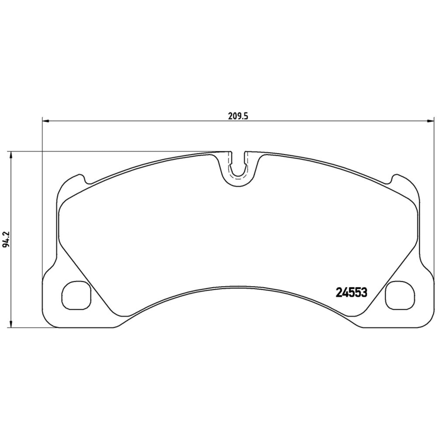 Balatas De Freno Delantera Para Volkswagen Touareg 2004-2010