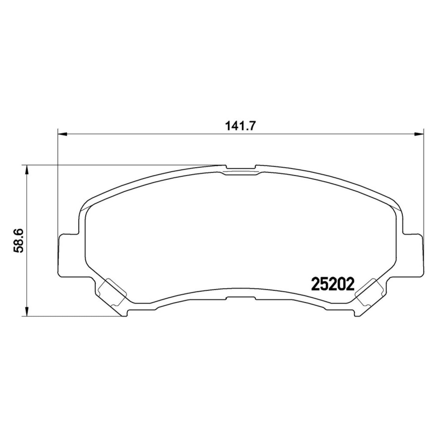 Balatas De Freno Delantera Para Nissan Sentra 2007-2012