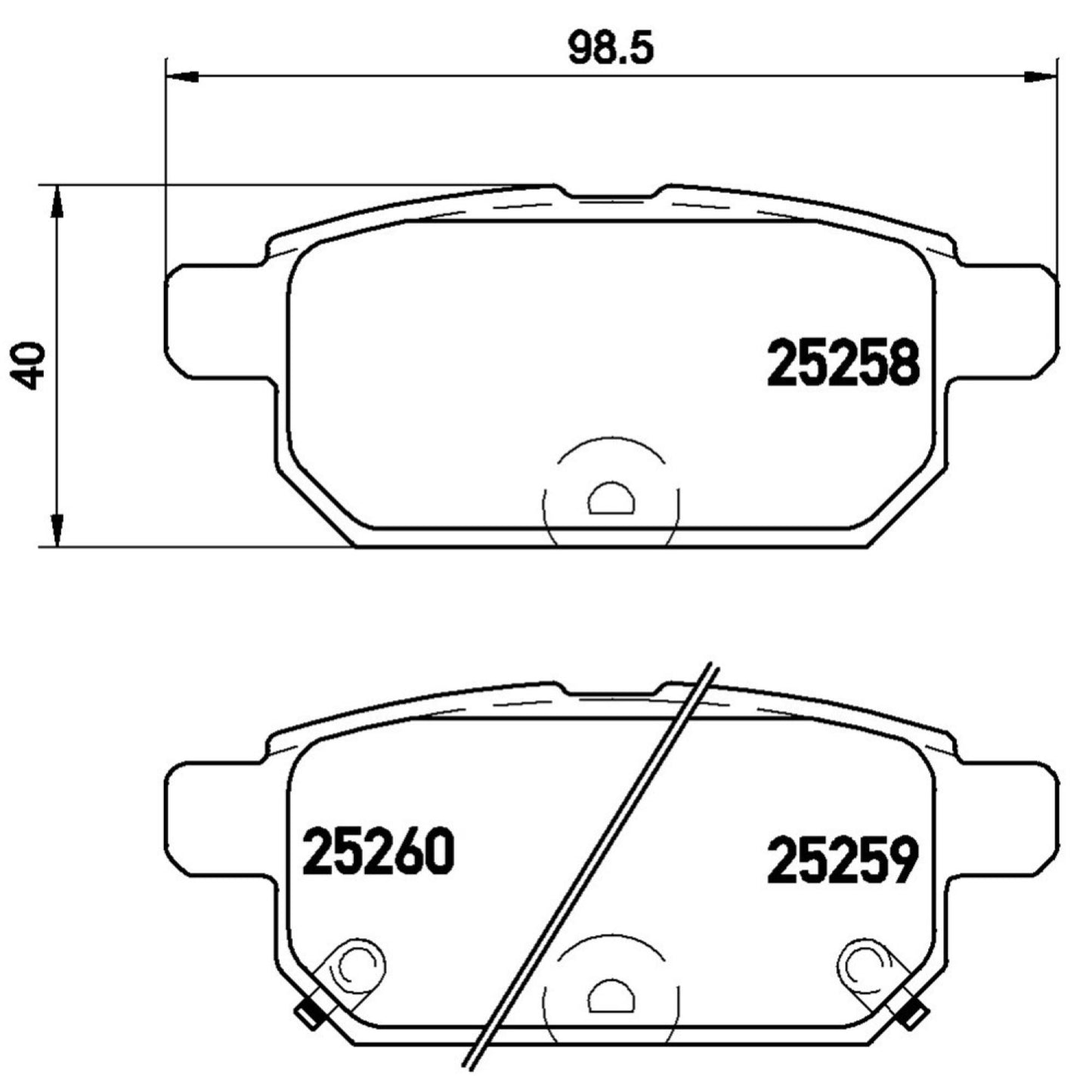 Balatas De Freno Trasera Para Suzuki Swift 2013-2023