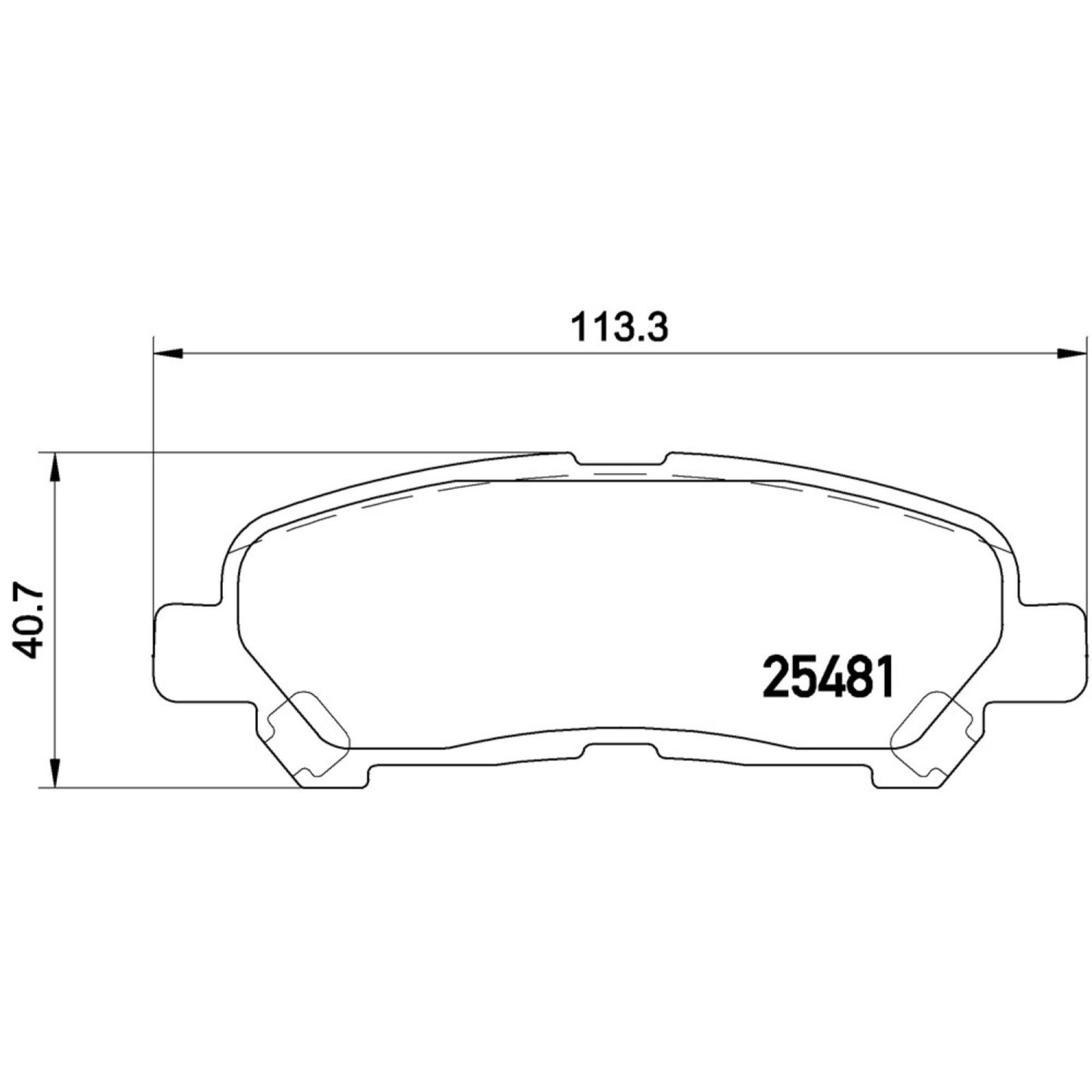 Balatas De Freno Trasera Para Toyota Highlander 2008-2013
