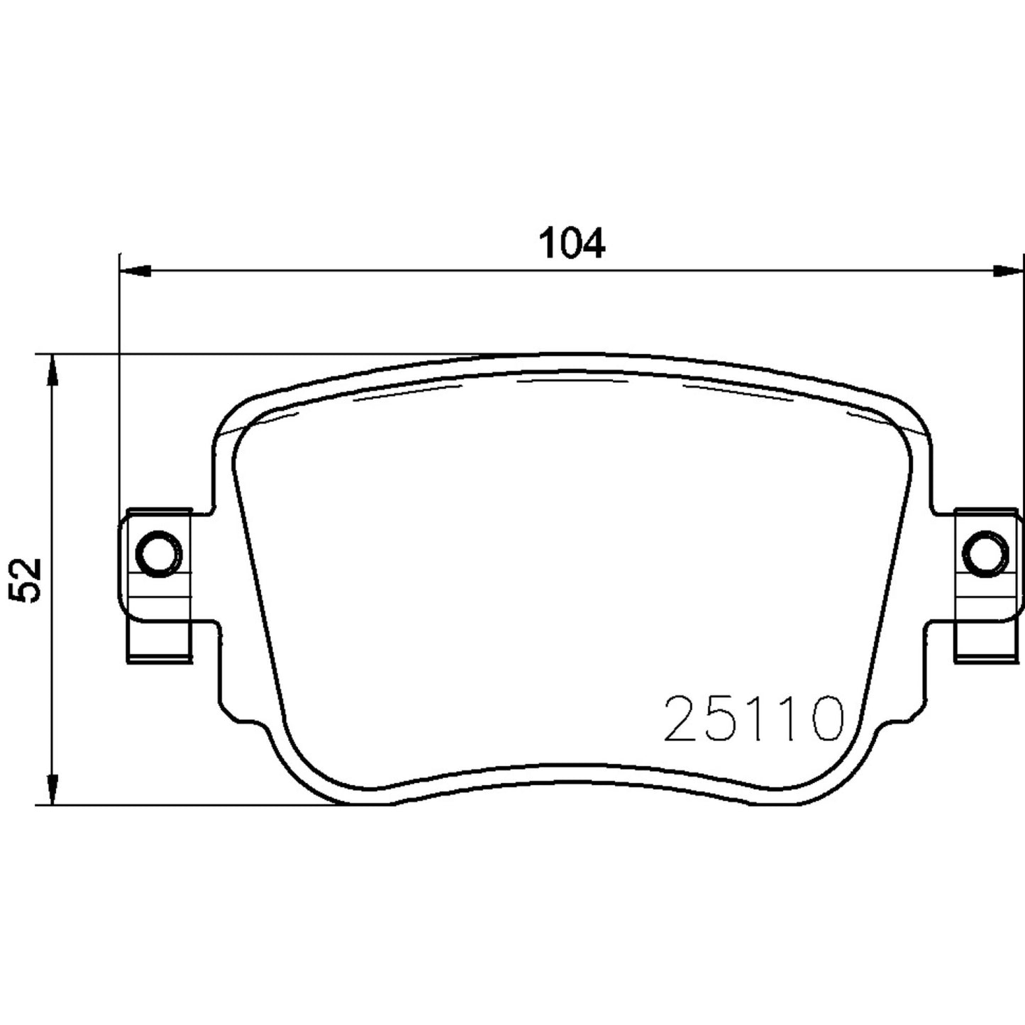 Balatas De Freno Trasera Para Volkswagen Gti 2015-2018