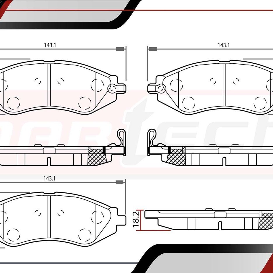 Balatas De Frenos Chevrolet Aveo5 2006-2011