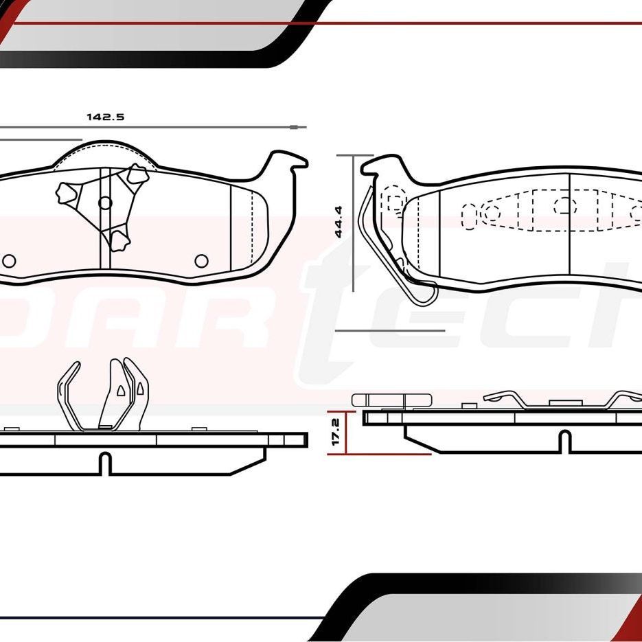 Balatas De Frenos Nissan Armada 2005-2015