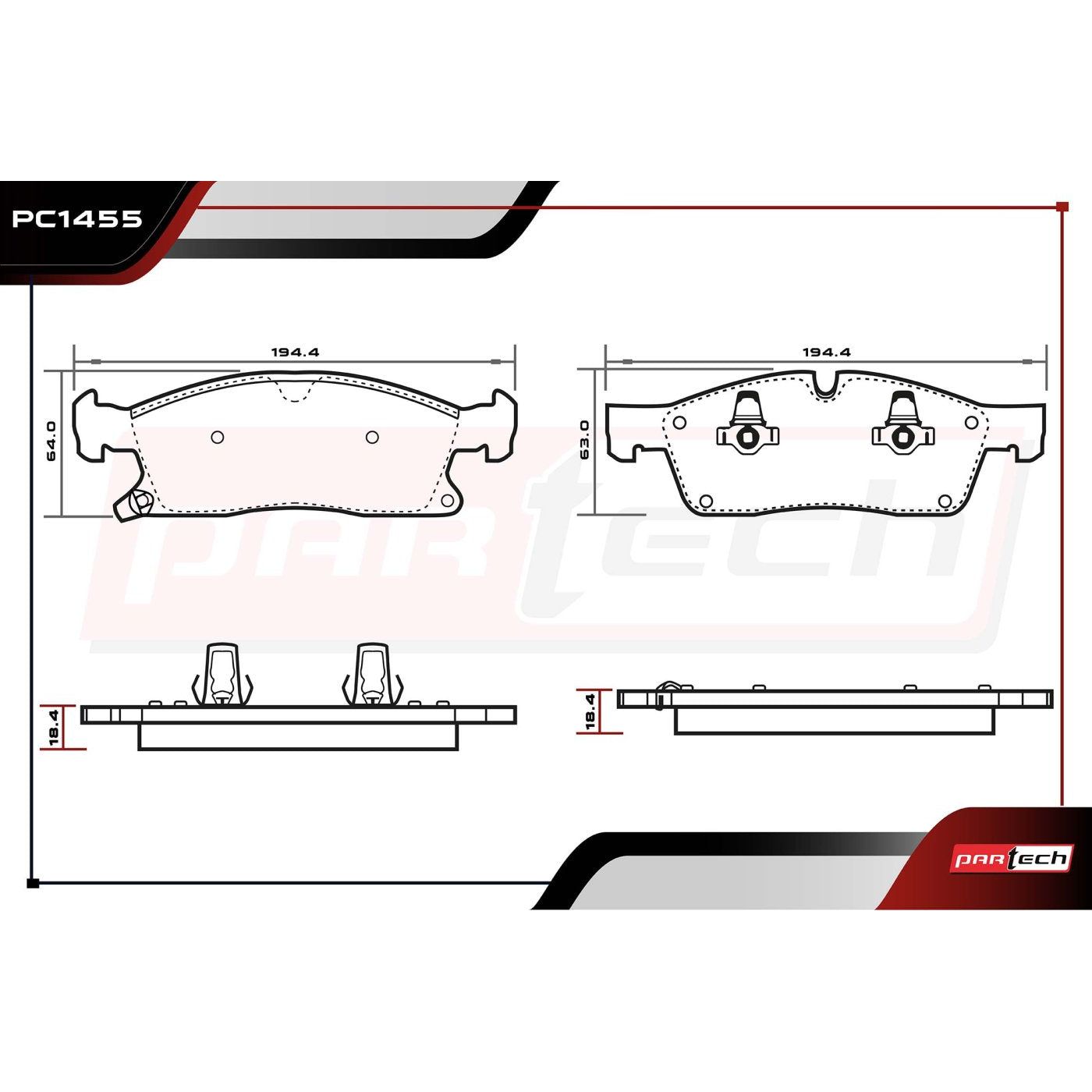 Balatas De Frenos Dodge Durango 2018-2020