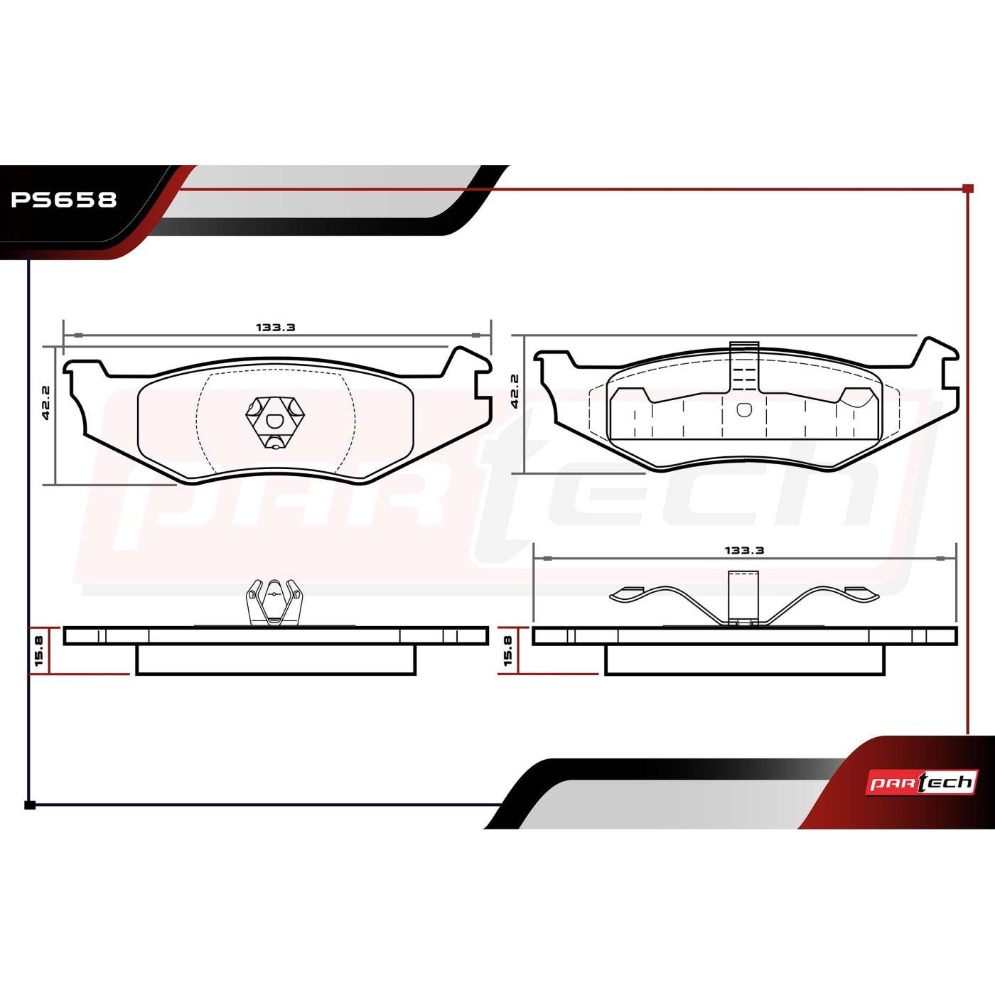 Balatas De Frenos Chrysler Pt Cruiser 2003-2009