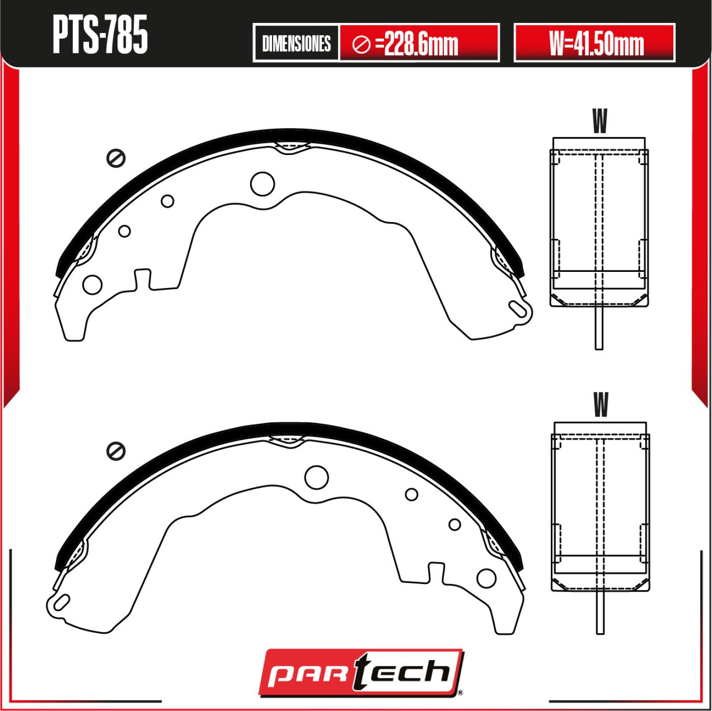 Balatas Para Freno De Tambor Pontiac Vibe 2003-2008