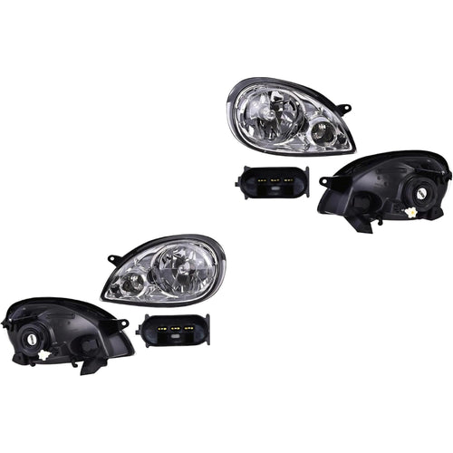 Par Faros Manuales Sin Foco Chevy 2004-2008 DEPO