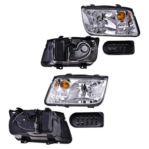 Par Faros Manuales Sin Foco Jetta 1999-2007 DEPO
