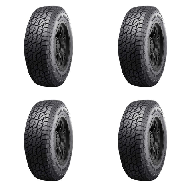 Paquete de 4 Llantas 245/65 R17 107S BLACKHAWK RIDGECRAWLER A/T HAT51