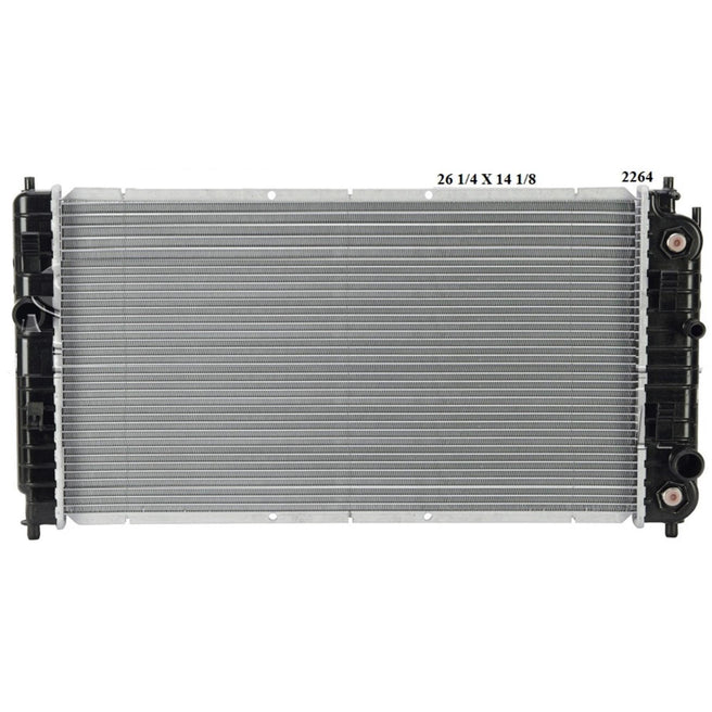 Radiador Automotriz Chevrolet MALIBU, OLDS, CUTLASS,PO, GRAND AM MOTOR 4C L4 2.4 LTS, V6 3.1 LTS MOD. 98-02 T/A