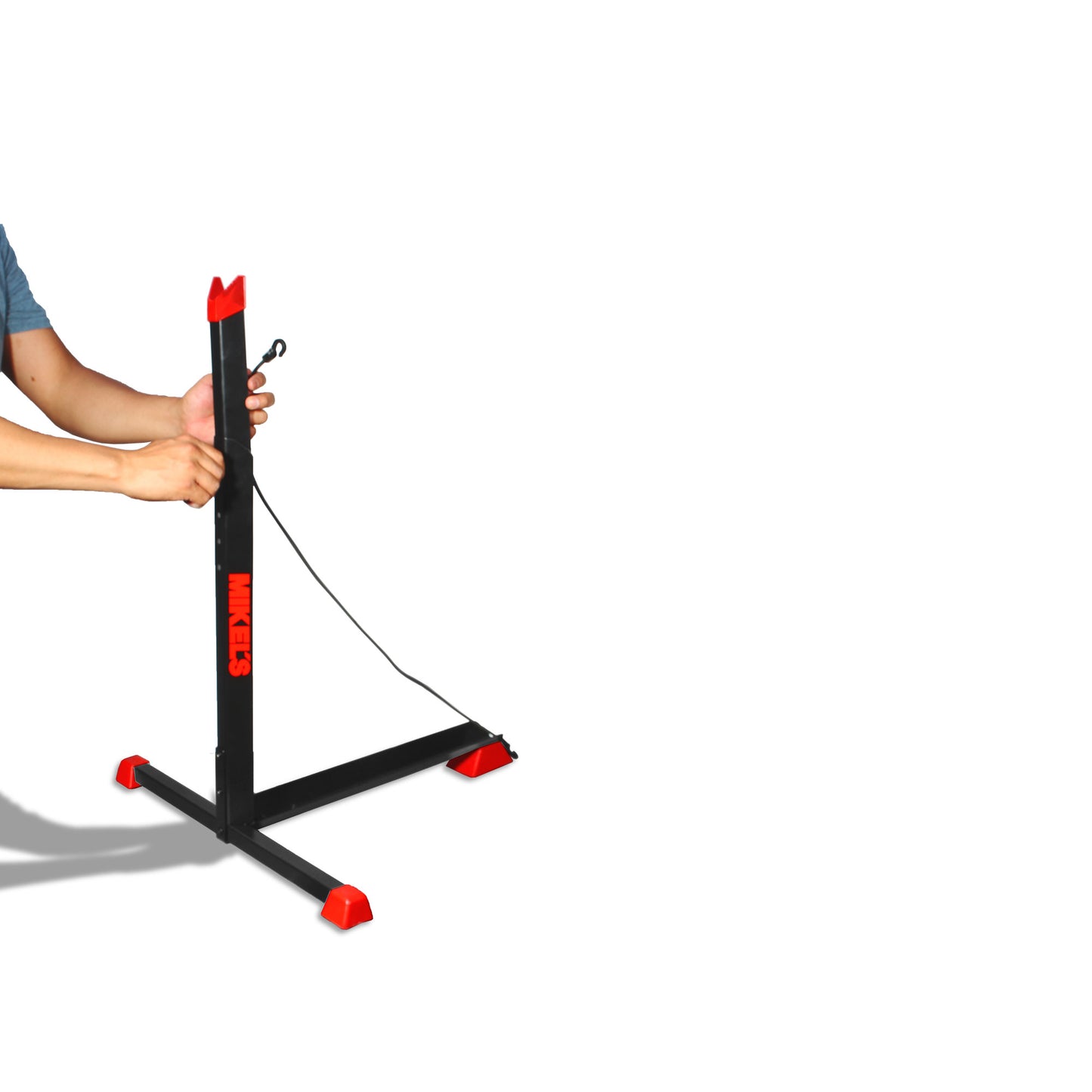 Soporte vertical de almacenamiento para bicicleta